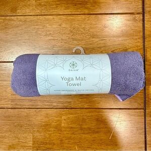 Gaiam Purple Yoga Mat Towel